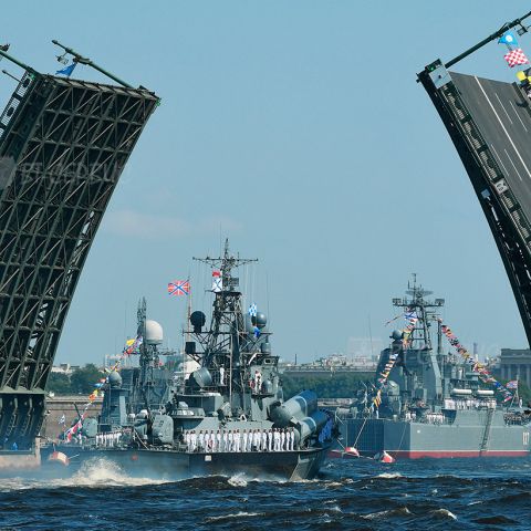 Торжественный парад к Дню Военно-Морского Флота